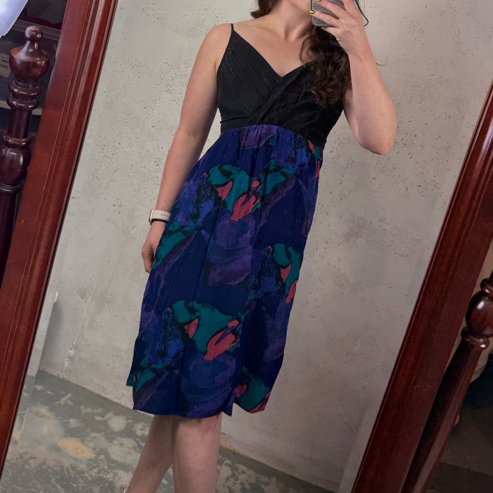 Yumi Kim Black and Blue Dress - Picture 15 of 16